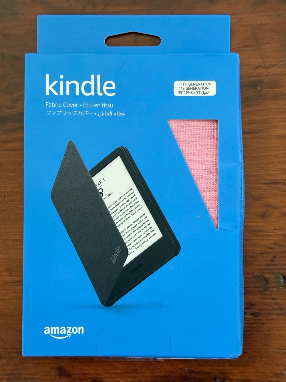 Amazon Kindle Gen 11 Pink Fabric Case NIB